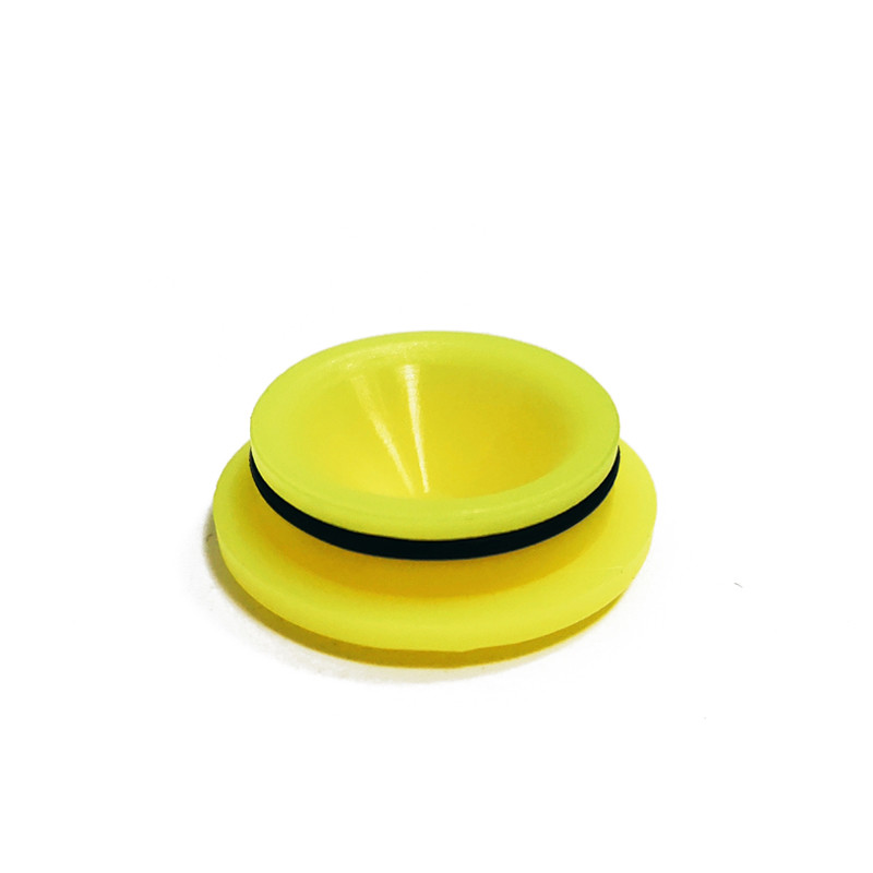 Small Hole Pressure Foot Insert Yellow Plastic For Takisawa Drilling Machine