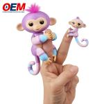 Customized Plastic Animal Dinosaur Finger Toys OEM Woodland Character Finger