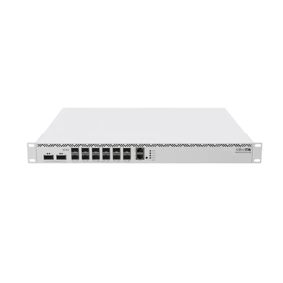 Modem Function Included MikroTik CCR1009-7G-1C-1S Cloud Core Router with and 5G Wi-Fi Transmission Rate of 1000Mbps