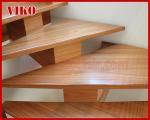 Steel Cable Stair VK77SC Carbon Steel Powder-coate Aluminum Baluster Treed Beech