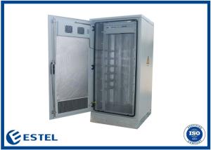 Quality 32U 220VAC Outdoor Rack Enclosure Galvanized Steel Dustproof Single Layer wholesale