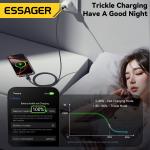 ESSAGER ES-X64 Series 60W 100W LED Display USB Type C Charging Cable