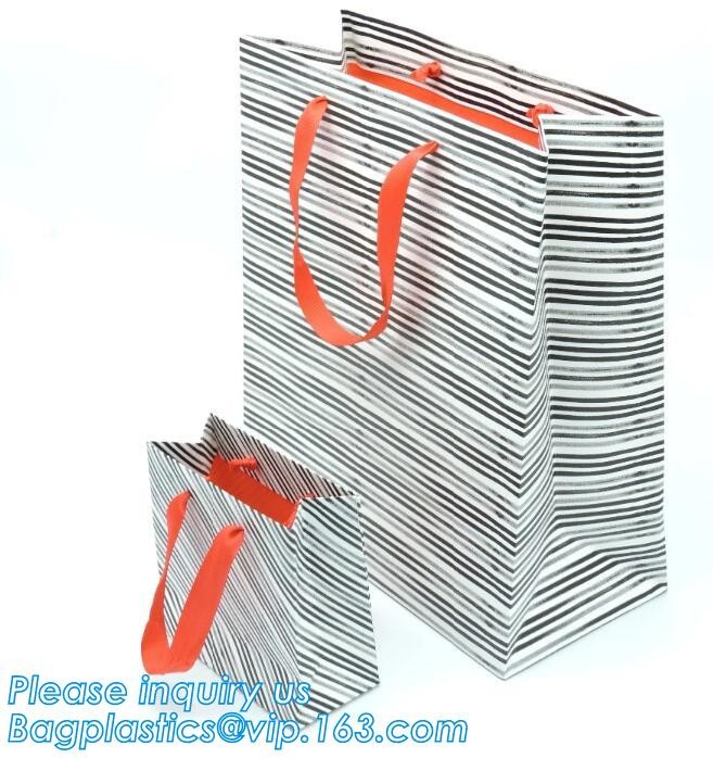 Laudry kraft bags, clothes bags, pack Recycled brown kraft paper bag twisted handles shopping packaging kraft paper bag