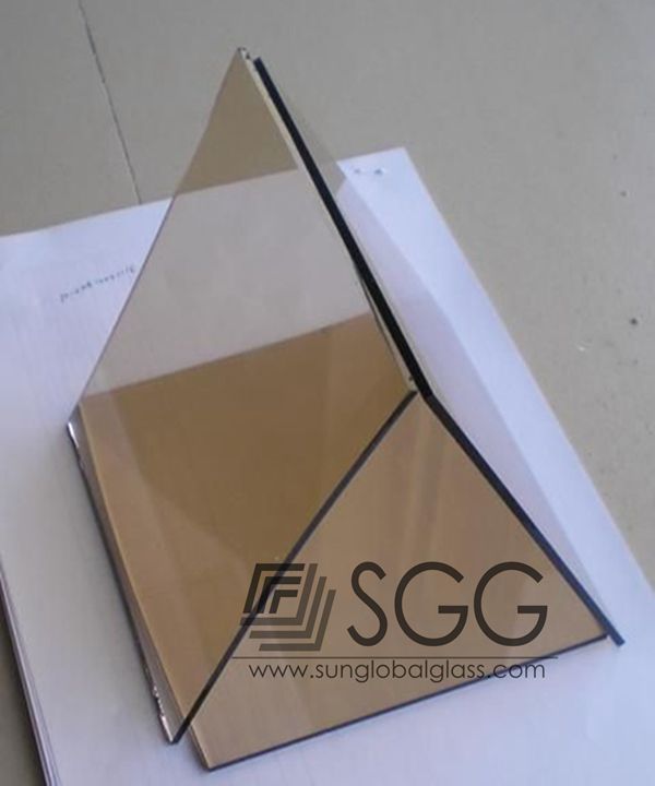 4mm light brown tinted glass