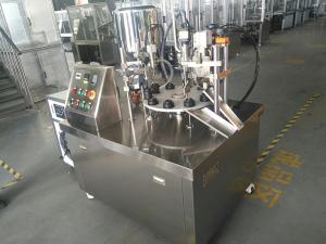 Quality SS304 Tube Filling Sealing Machine , Toothpaste Tube Filling Machine wholesale