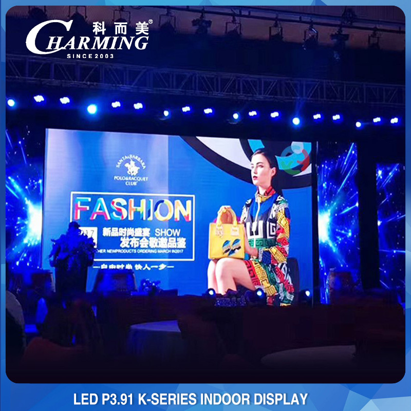 Wide Viewing Angle LED Display P3.91 , Indoor LED Billboard 3840Hz