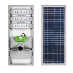 Outdoor 3000 Lumen 18pcs LED Solar Powered Street Light IP65 Wateproof