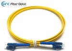 LSZH Singlemode Fiber Optic Patch Cables LC/UPC to LC/UPC Yellow 3 Meter