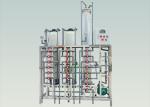 60Hz Ion Exchange Water Treatment System , Fiber Glass SS 304 Mixed Bed Filter