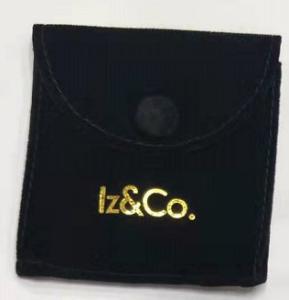 Quality Black Color Microfiber Substrate FM-BAG-001 Velvet Jewelry Bag wholesale