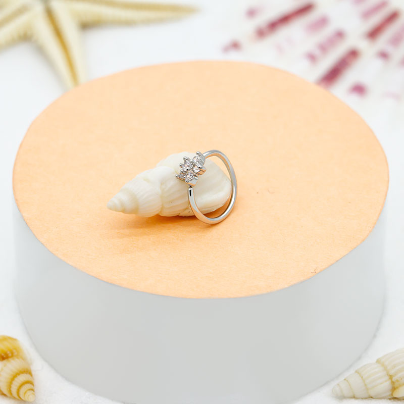 Piercing Magnetic Nose Pins 8mm Ear Nipple Piercing Ring India Nose Jewelry
