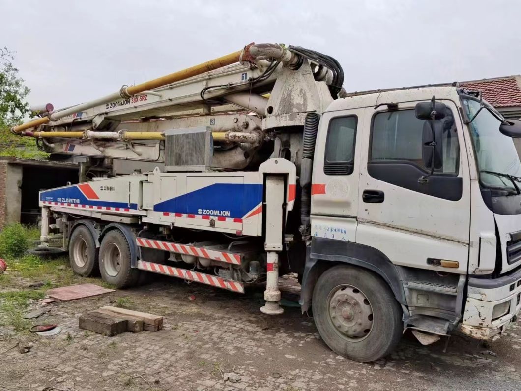 2012 Zoomlion 38m Concrete Boom Pump Concrete Pump Truck Construction Equipment