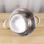 Golden Coating Individual Casserole Cooking Soup Pot 24cm