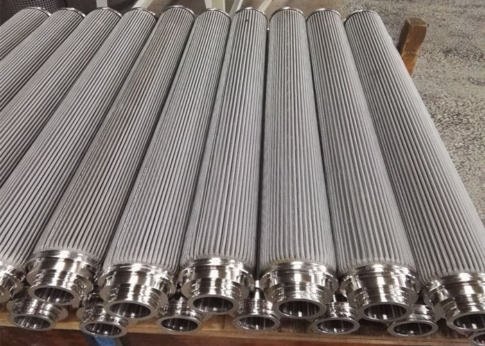 Dust Collector SS Sintered Cloth Filter Cartridge Filter Elements