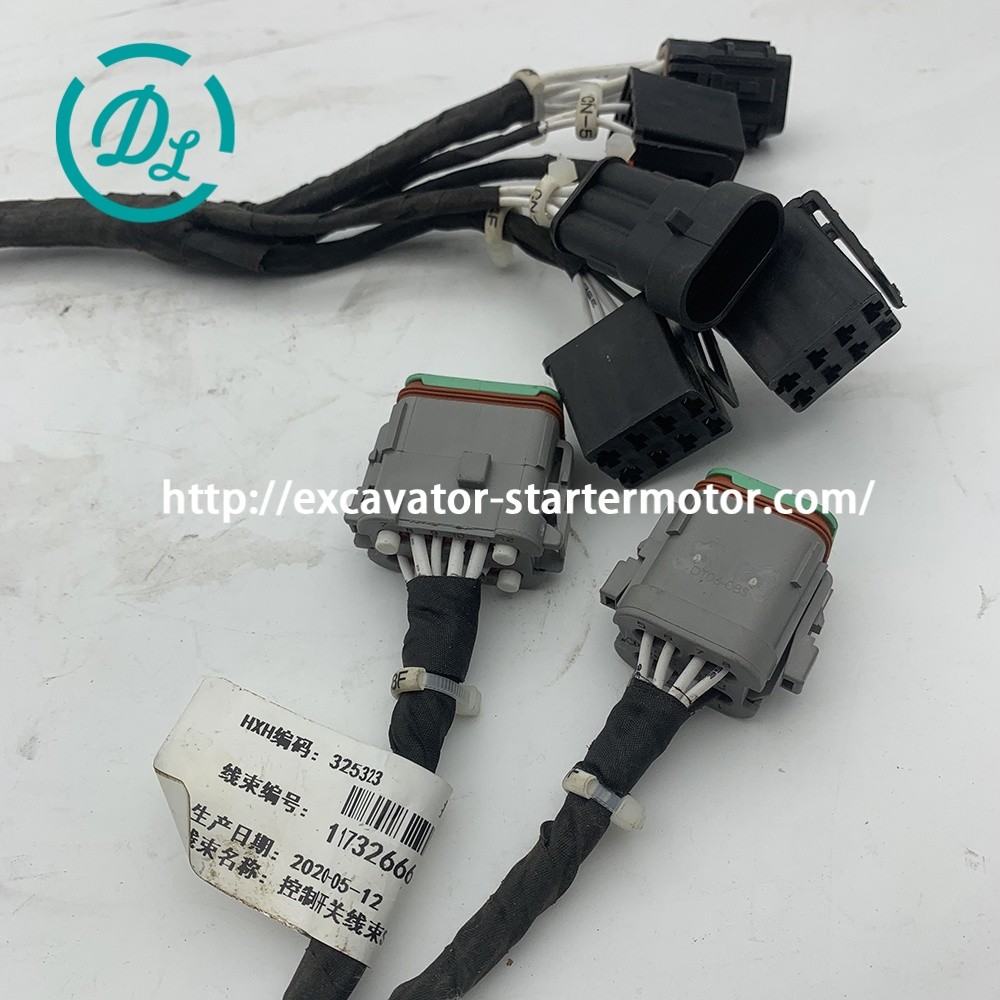 11732666 Wiring Harness 325323 SY60.5C.3 Sany Excavator Spare Parts SY75C