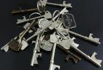 bottle opener keyring with ribbon printed information