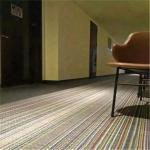 OEM PVC Woven Vinyl Carpet Sliced Into Any Shape For Outdoor Furniture