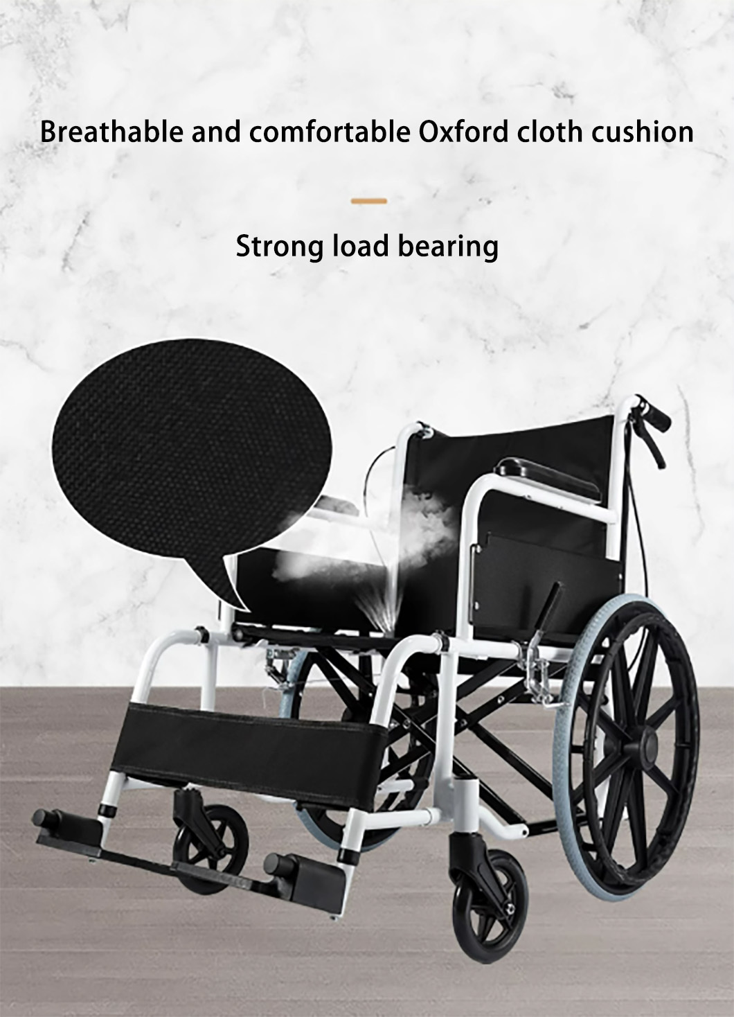 Manual Wheel Chair With Commode Elderly And Disabled Drive Medical Manual Wheelchair