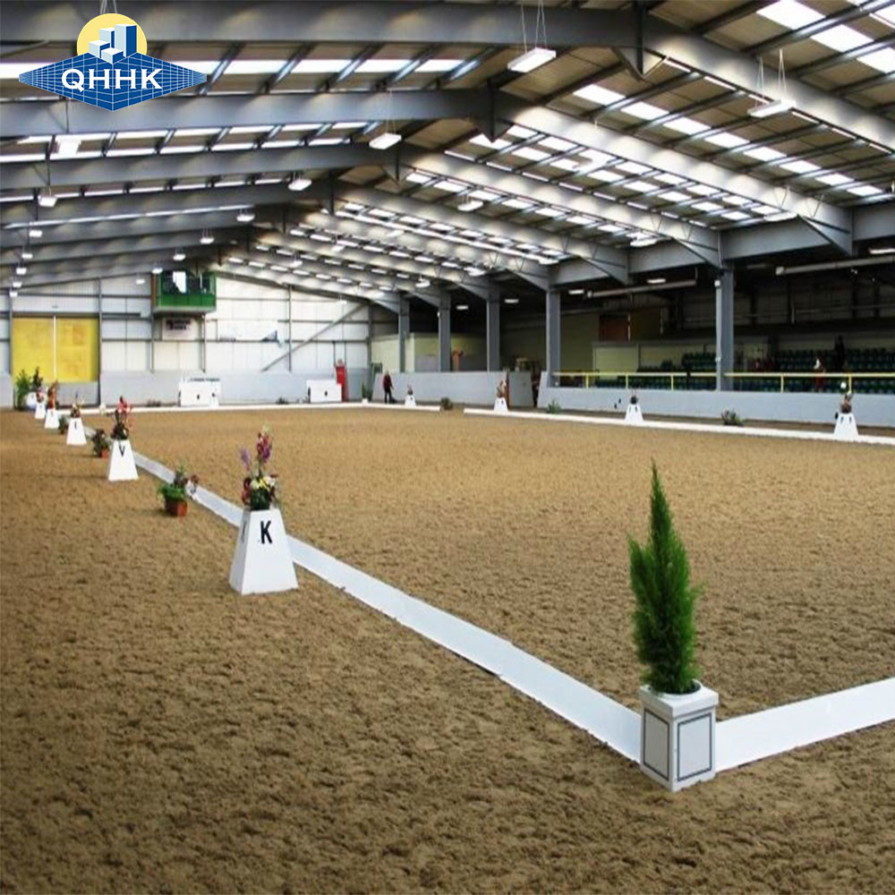 Clear Span 60*100 prefab agricultural buildings Steel Structure Horse Barns and Riding Arenas
