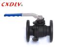 DIN PN16 WCB Flanged Ball Valve 2PC Stainless Steel
