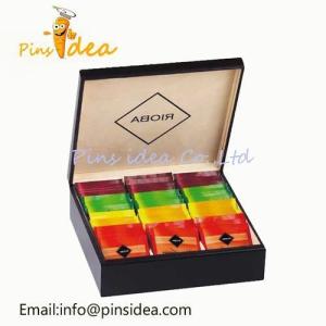 Quality Custom Design Wood Tea Bag Display Gift Box wholesale