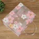 Transparent PVC Boutique Branded Shopping Bag Custom PP Plastic Handbag