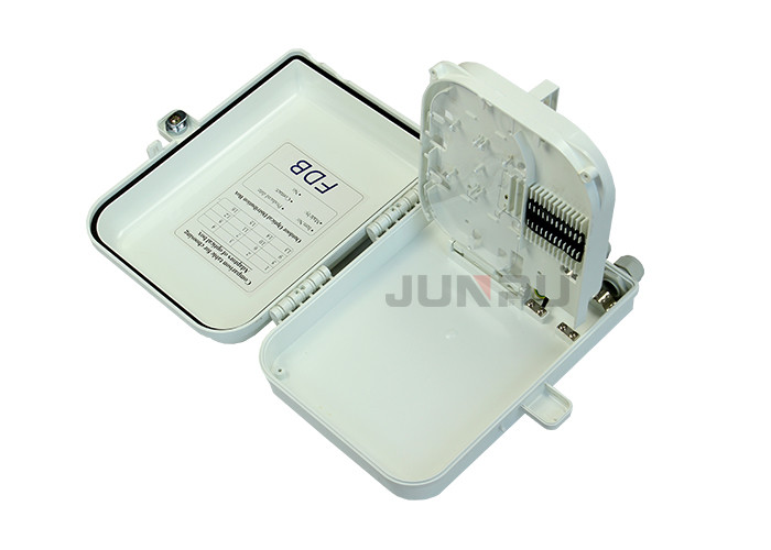 Wall Mounted Fiber Optic Distribution Box PC+ABS/PP+GF material