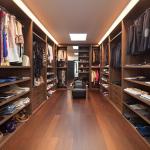 Private Label Bedroom Storage Closet Solid Wood Wardrobe Set with Contemporary