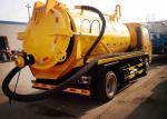 Tilt Steering Wheel Vacuum Sewage Suction Truck / Sewage Cleaning Truck