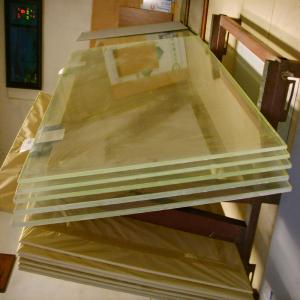 Quality Ct Scanners X Ray Lead Glass Polished Surface Finish wholesale