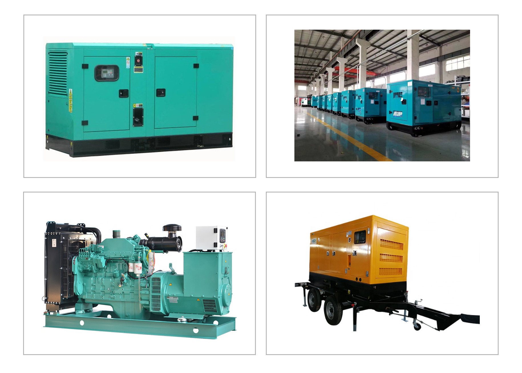 Industrial TAD530GE 125kva Volvo Diesel Generator Set