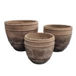 Hand Carved Quadrate GRC Planter Pots For Indoor Outdoor Garden And Home Indoor
