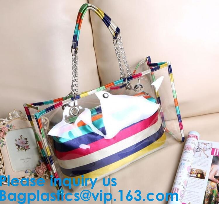 Clear PVC Bag Hologram Bag EVA Bag Cosmetic Bag Toiletry bag Drawstring Bag Bikini Swimwear Bag Cosmetic Packaging Bag