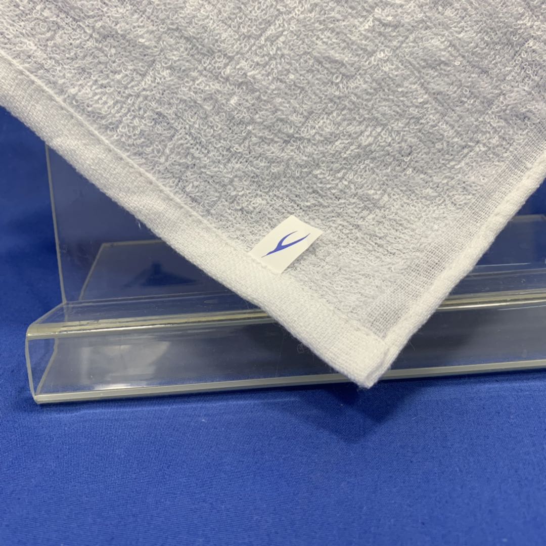 J/C White rolled cotton airline towel in box