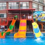 Safe Anti UV Fiberglass Swimming Pool Water Slide Speed Spiral Tube Slide