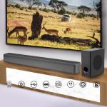 120W TV Wireless Speaker Soundbar , Bluetooth 2.1 Soundbar With Subwoofer