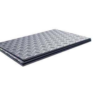 Quality T851 Embossed Aluminum Sheet Plate 5 Bars Diamond Checkered wholesale