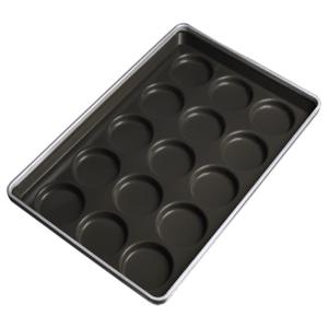 Quality RK Bakeware China Foodservice 4 Inch Nonstick Hamburger Bun Pan Tray wholesale
