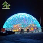 Transparent Big Dome Tent Outdoor Diameter 30m Galvanised Steel Frame