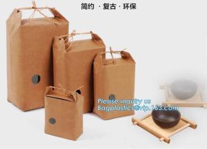 Quality 25kg kraft paper bag Cement,Flour,Rice,Fertilizer,Food,Feed Bag,customized logo printing durable moisture proof,bagease wholesale