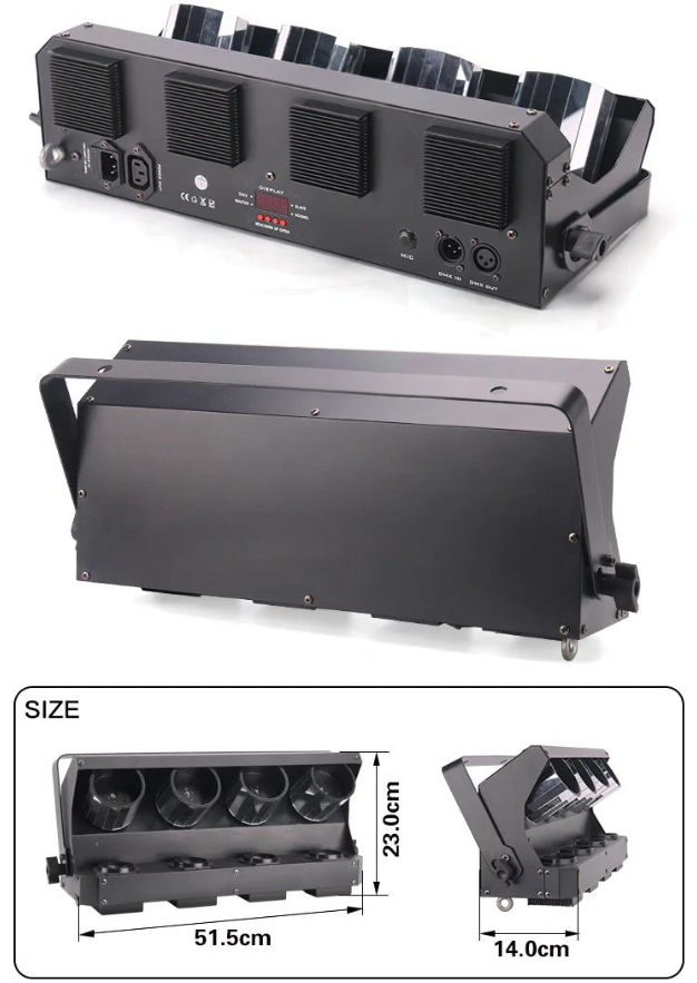 Concert LED Light Kit 5.1kg Ra80 95 For Video And Photo Lighting
