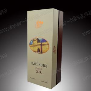 Quality Luxury Custom Made Rigid Cardboard Paper Wine Boxes Packaging wholesale
