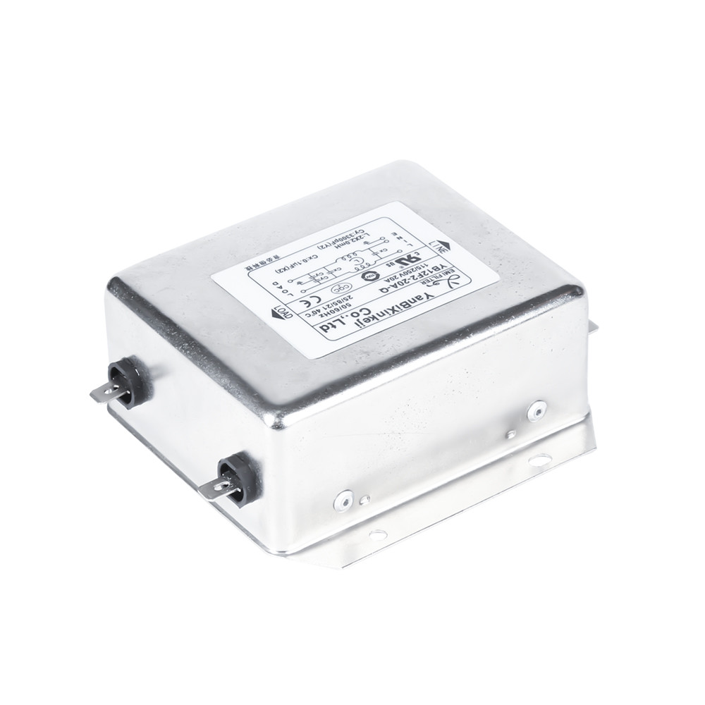 YB-F High Performance Single Phase Filter 20A EMI Power Filter For Electronic Equipment