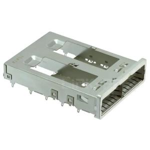 Quality 2227104-1 TE QSFP28 Cage Ganged (1 x 2) Connector wholesale