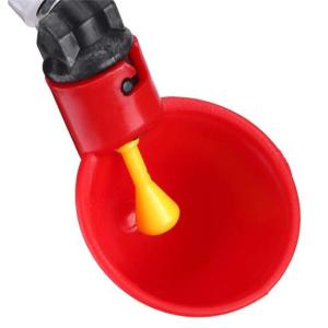 Quality Plastic PP Tee Water Drinking Dispenser Heat Resistance For Quail Pigeon wholesale