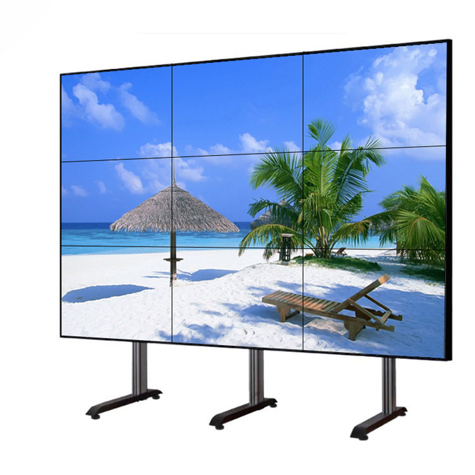 3.5mm High Brightness 4k Seamless LCD Screen Splicing 3x3 Ad Player