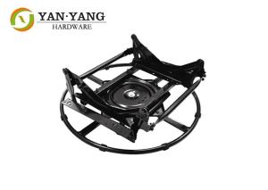 Quality Black Single seat Metal Swivel Recliner Mechanism Base for Sofa part wholesale