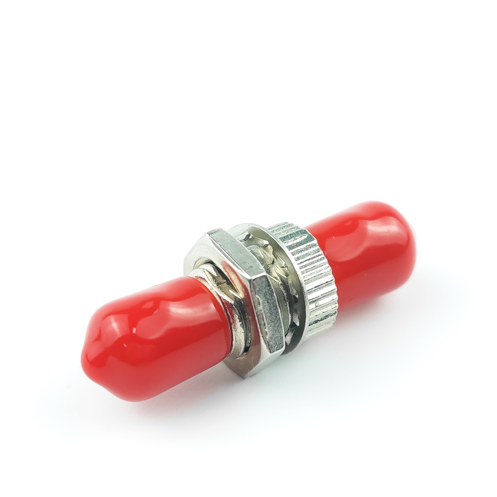 FTTH Applications Simplex ST APC Optic Fiber Adapter Coupler with Rectangular Feature