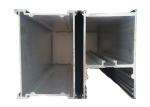 Champagne Aluminium Window Profiles 6000 Series anti Corrosion