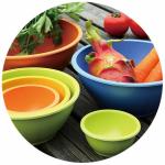 BIO-DEGRADABLE BAMBOO FIBER BOWL, DISHWASHER SAFE, HEALTHY,